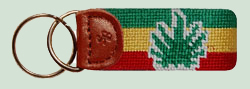 Jamacian Clover Key Fob