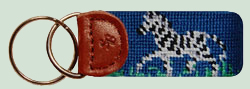 Jockey Silks Key Fob