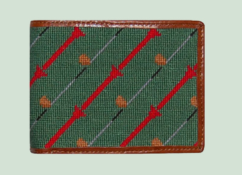 Golf Clubs Green Wallet