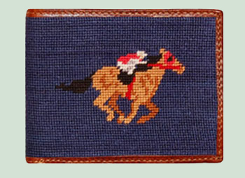 Race Horse and Jockey Silk Front