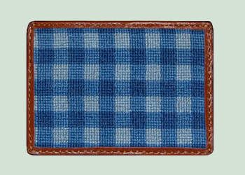 Gingham Half Wallet