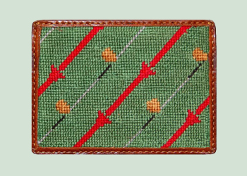 Golf Club on Green Half Wallet