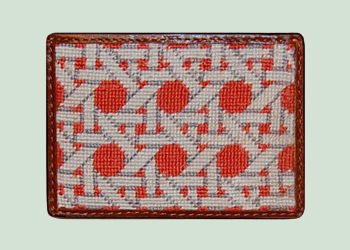 Wicker Half Wallet